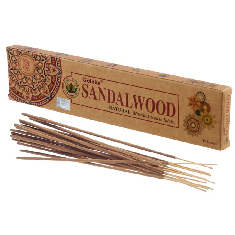 Sandelhout - Goloka Organika Encens Sticks