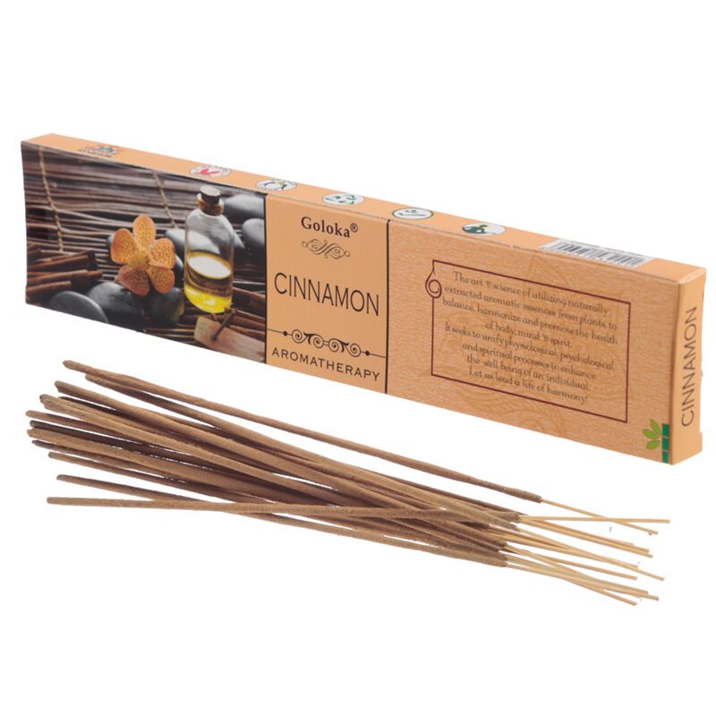 Cannelle - bâtons d'encens d'aromathérapie goloka