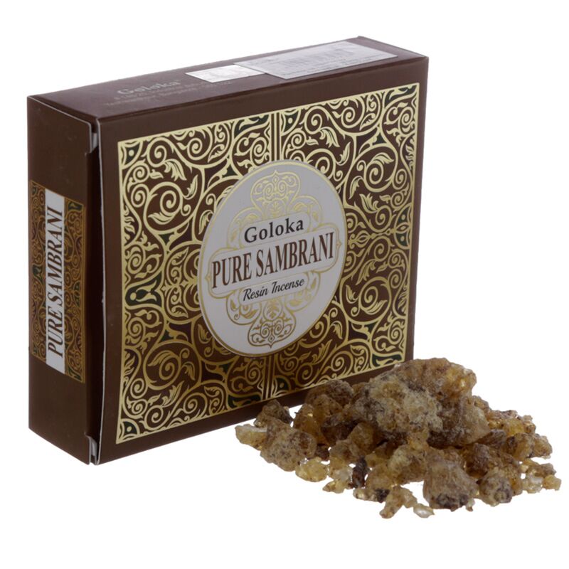 Benjoin pur Sambrani 30g - Goloka Encens Granules Resin