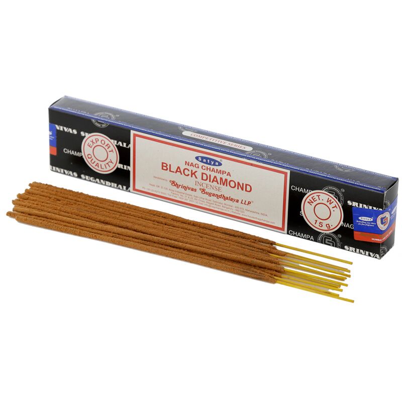 01346 Black Diamant - Satya Nag Champa Encens Sticks