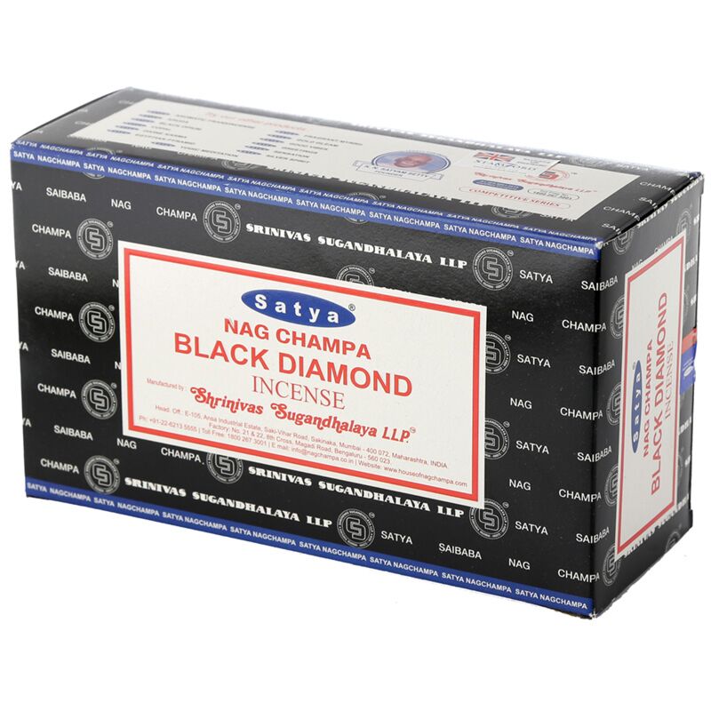 01346 Black Diamant - Satya Nag Champa Encens Sticks