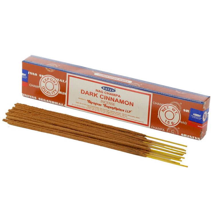 01349 Dark Cinnamon - Satya Nag Champa Encens Sticks