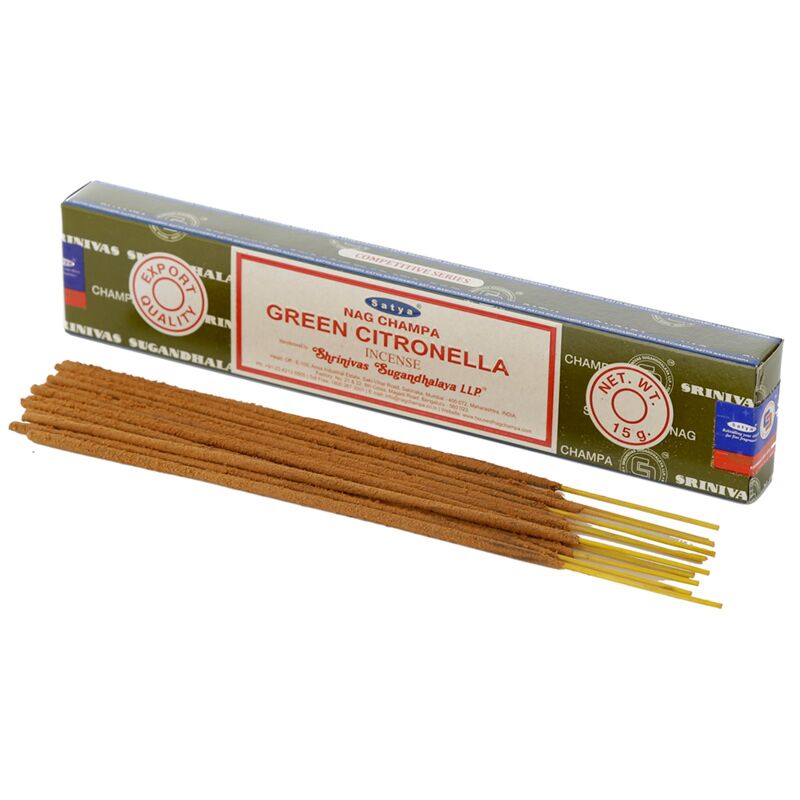 01356 Citronella vert - Satya Nag Champa Encens Sticks
