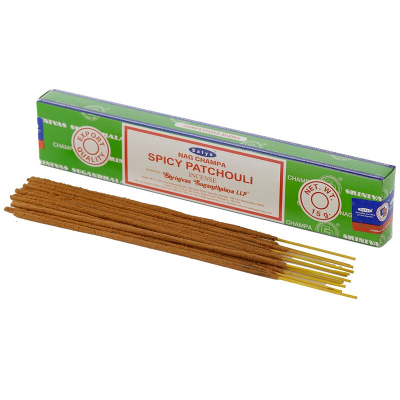 01364 Patchouli épicé - Satya Nag Champa Encens Sticks
