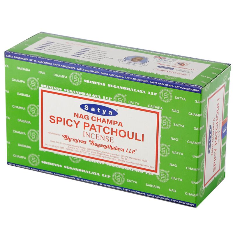 01364 Patchouli épicé - Satya Nag Champa Encens Sticks