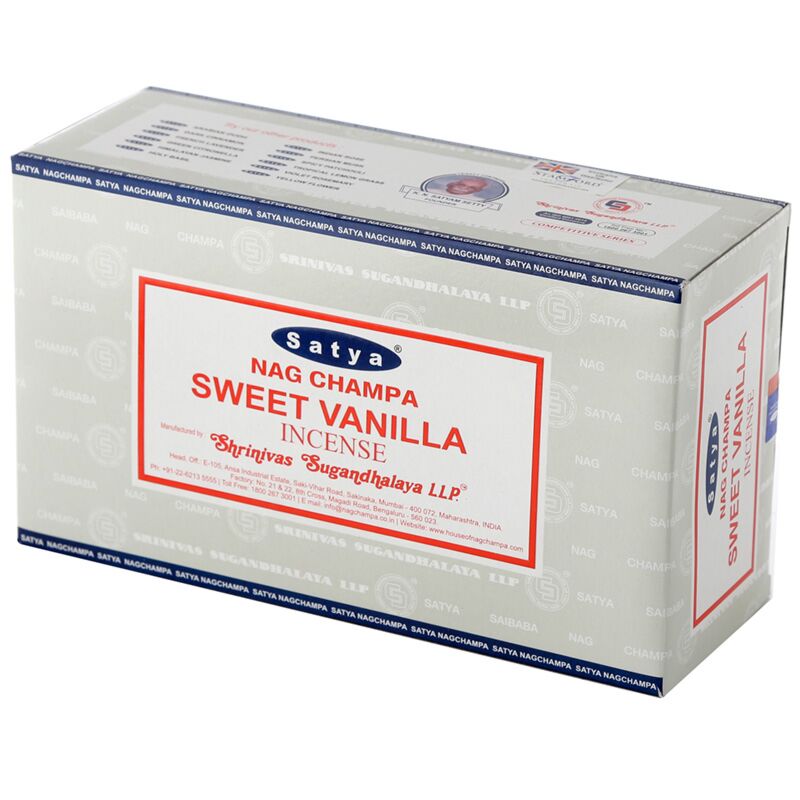 01365 Vanille douce - Satya Nag Champa Encens Sticks