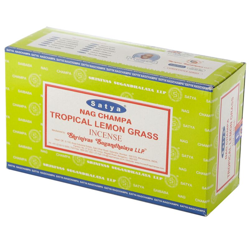01366 citronnelle tropicale - Satya Nag Champa Encens Sticks