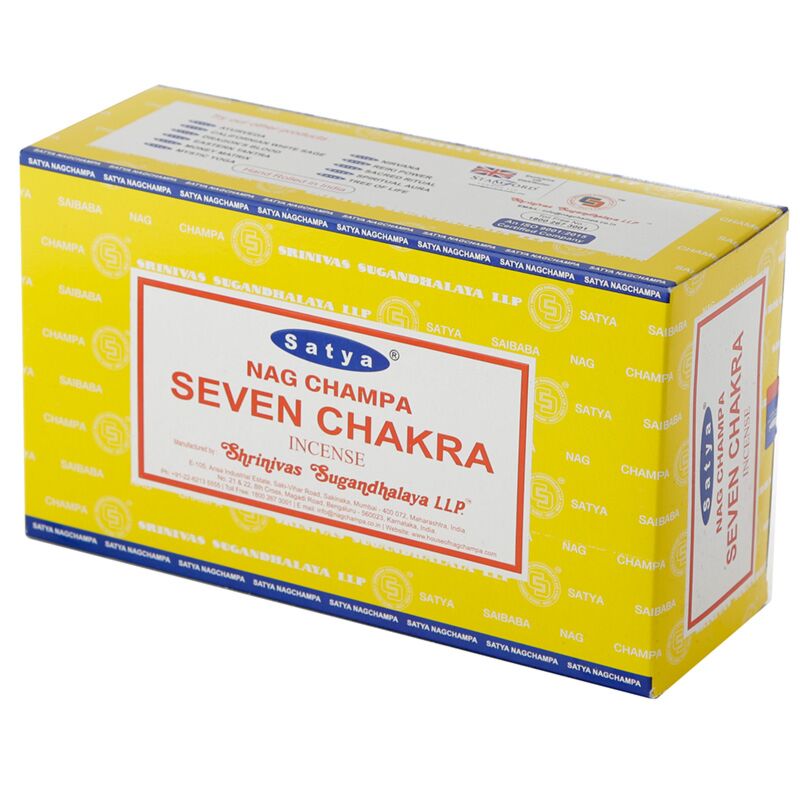 01412 VFM Seven Chakra - Satya Nag Champa Encens Sticks