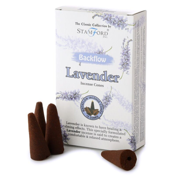 37427 STAMFORD Backflow Encens Kegels - Lavendel