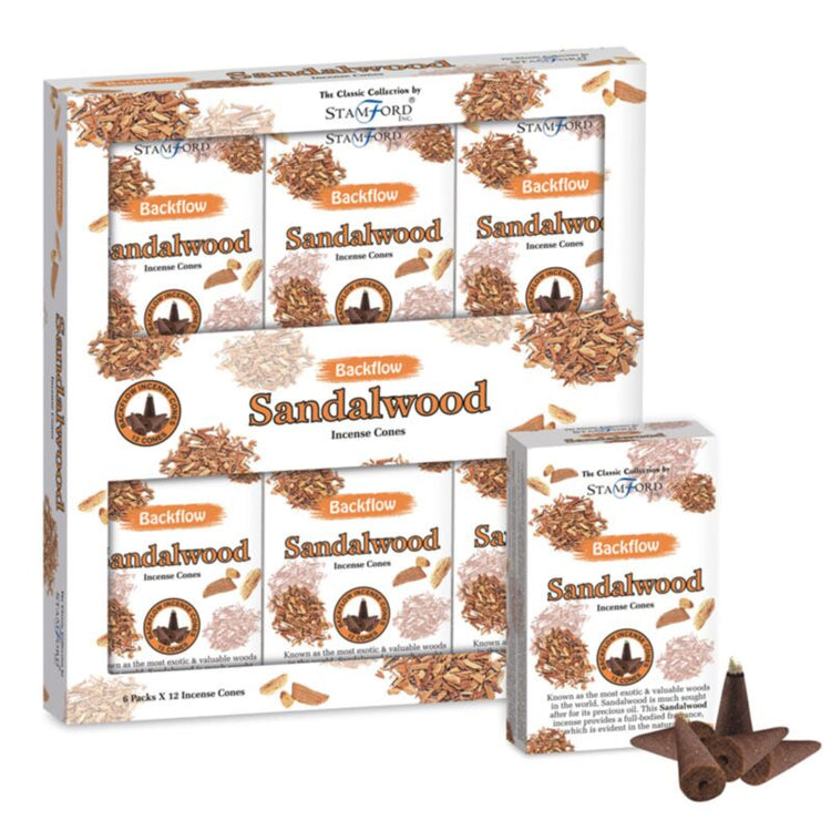 37430 Stamford Retreflow Wierook Kegels - Sandelhout