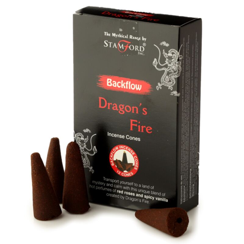 37482 Cônes d'encens de débit de dos Stamford - Fire de dragon