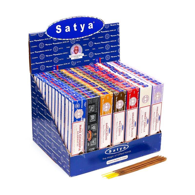 Bâtons d'encens mélangés Satya nag champa