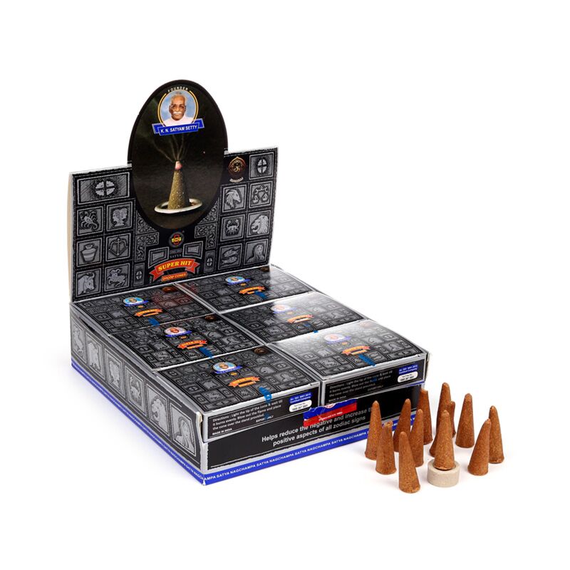 Cônes d'encens Satya super hit nag champa dhoop