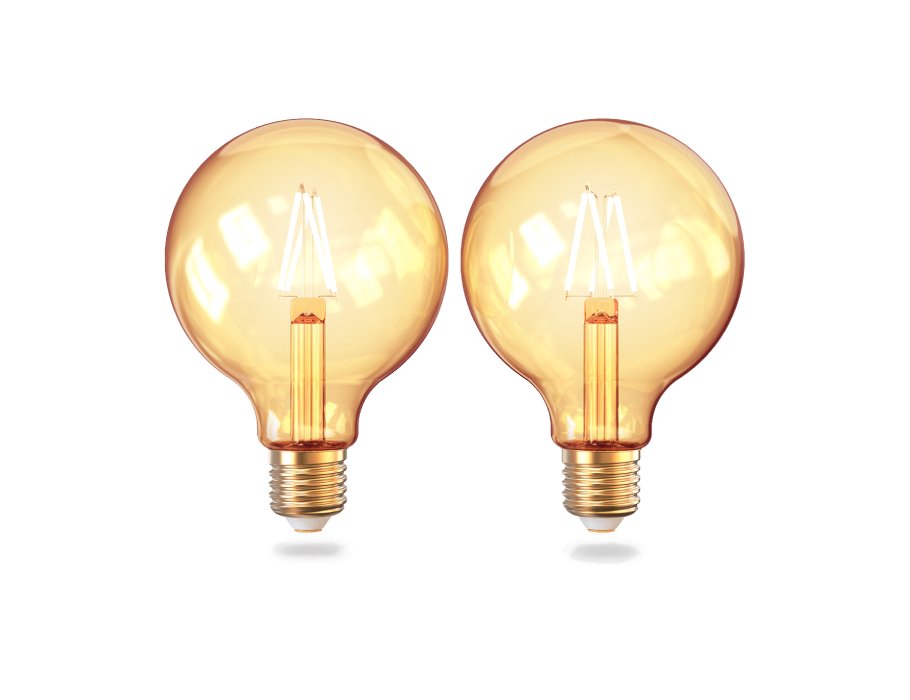 Innr LED lampe wifi e27Filament Vintage Globe 2 pièces