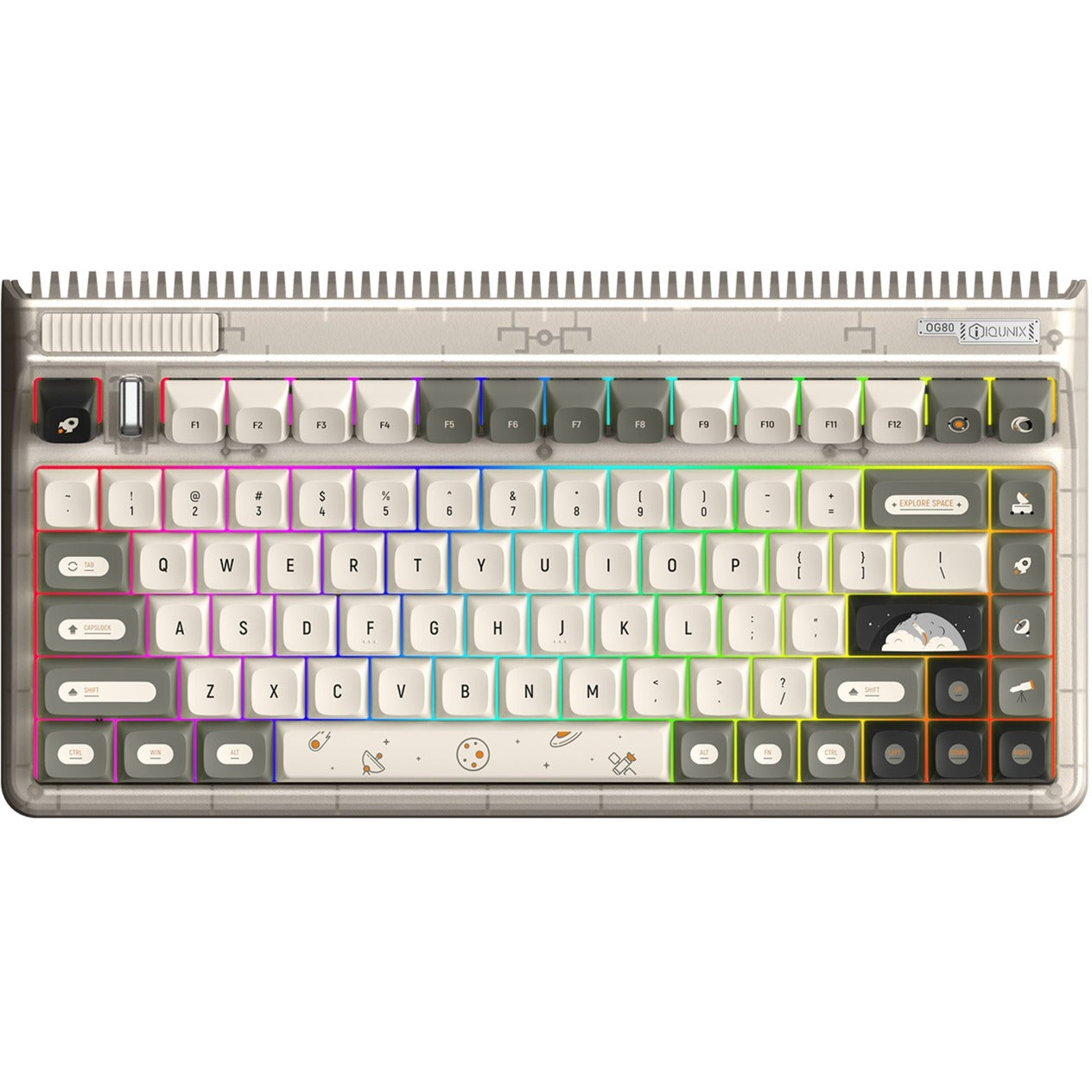 IQUnix OG80 Hitchhiker Wireless Keary Keyboard