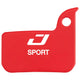 Plaquette de frein à disque semi-métallique Jagwire sport - sram (rouge etap)