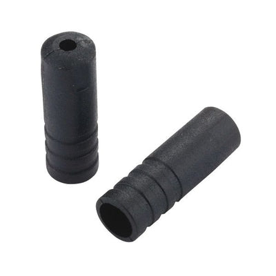 Embouts Jagwire ouverts - décalage 4 mm - plastique (100pcs) - noir