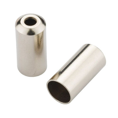 Embouts Jagwire ouverts - frein 5mm - laiton (200pcs) - chrome