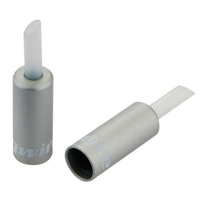 Embouts Jagwire doublés - frein 5mm - alliage (50pcs) - argent