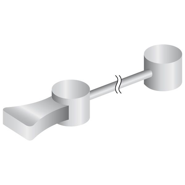 Câble cavalier double Jagwire 1,8x380mm (10pcs)