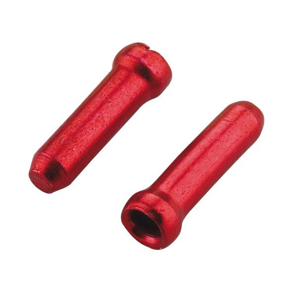 Embouts de câble Jagwire - frein ou changement de vitesse (500pcs) - rouge