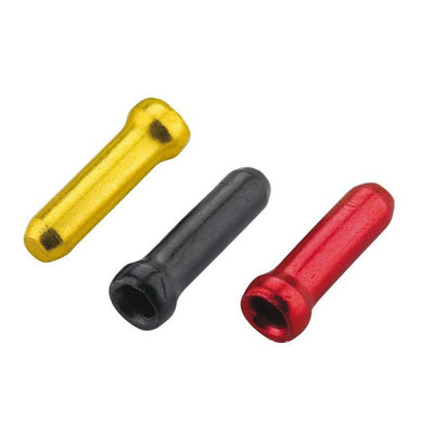 Embouts de câble Jagwire - frein ou changement de vitesse (30 pièces chacun) - or noir rouge
