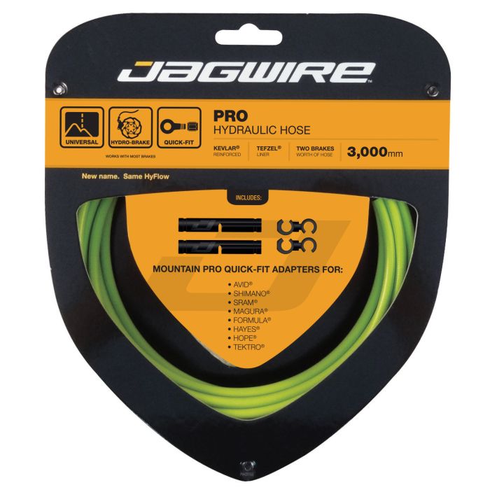 Kit flexibles hydrauliques Jagwire pro - vert organique