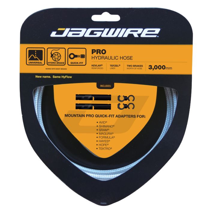 Kit durites hydrauliques Jagwire pro - argent sterling