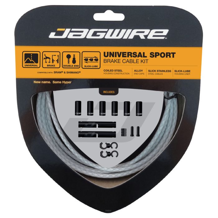Kit de frein sport universel Jagwire - tressé blanc