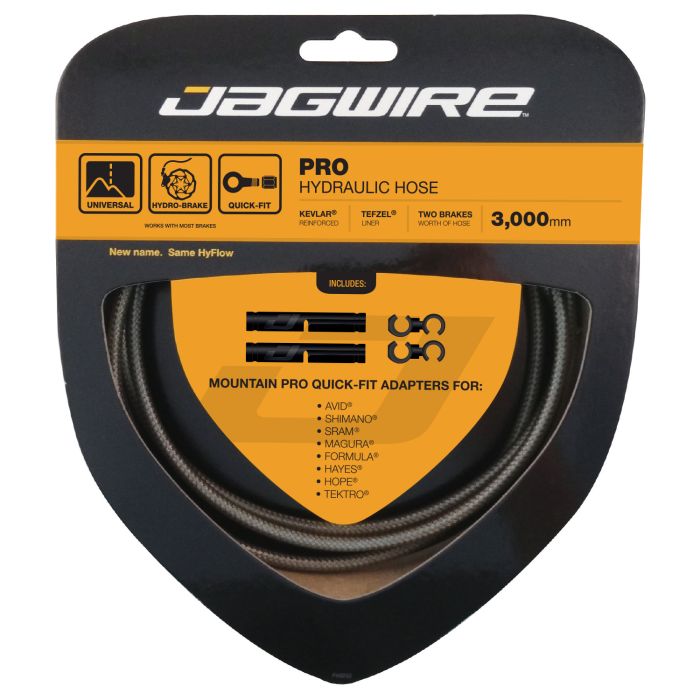 Kit durites hydrauliques Jagwire pro - argent carbone