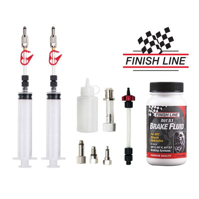 Kit de purge Jagwire pro dot - avec huile pour points de ligne d'arrivée (120 ml)