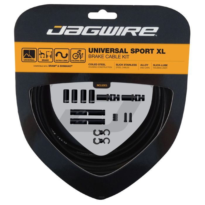 Kit XL de frein sport universel Jagwire - noir