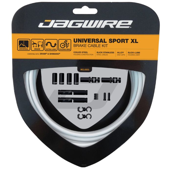 Kit XL de frein sport universel Jagwire - blanc