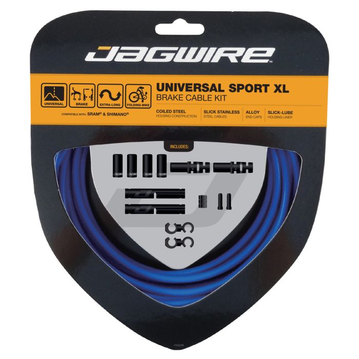 Kit XL de frein sport universel Jagwire - bleu sid