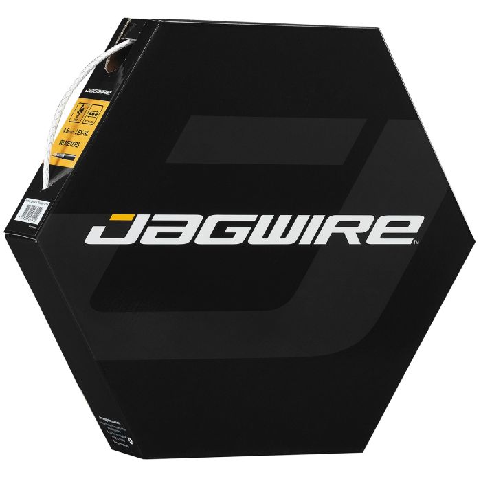Boîtier de changement de vitesse Jagwire 4,5 mm lex-sl slick-lube (30 m) - tressé blanc