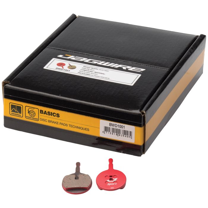 Plaquette de frein à disque semi-métallique Jagwire sport - atelier (25 paires) - avid (bb5)
