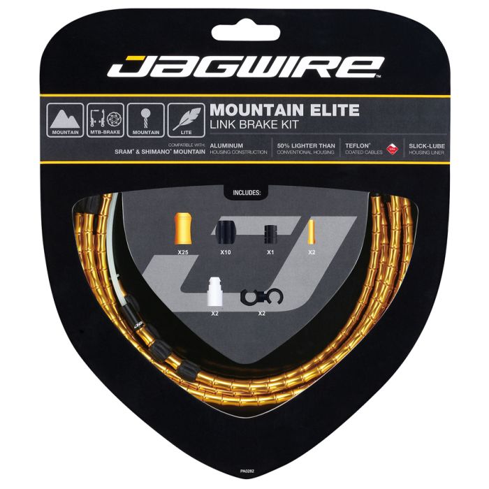 Kit de frein à maillons Jagwire Mountain Elite Link - or