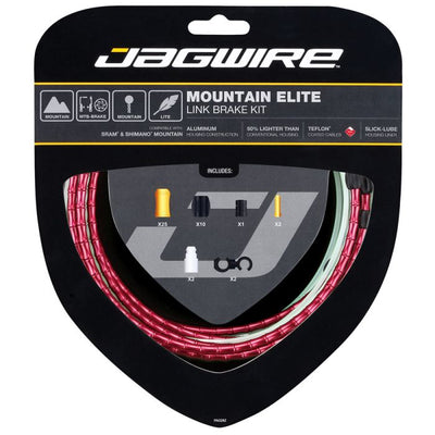 Kit de frein Jagwire Mountain Elite Link - rouge