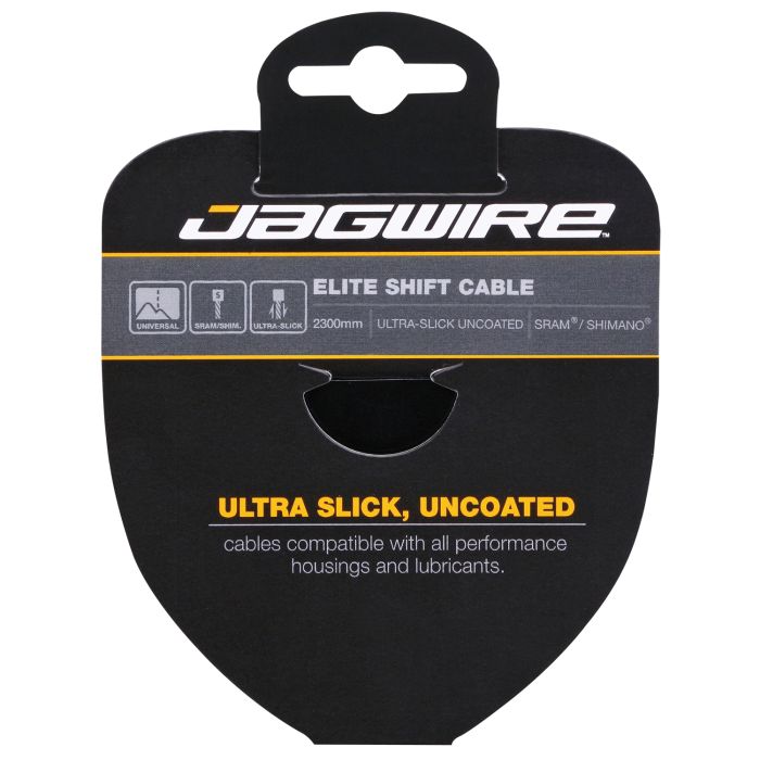 Câble de changement de vitesse Jagwire - acier inoxydable ultra-liss poli Elite - 1,1x2300mm - sram shimano