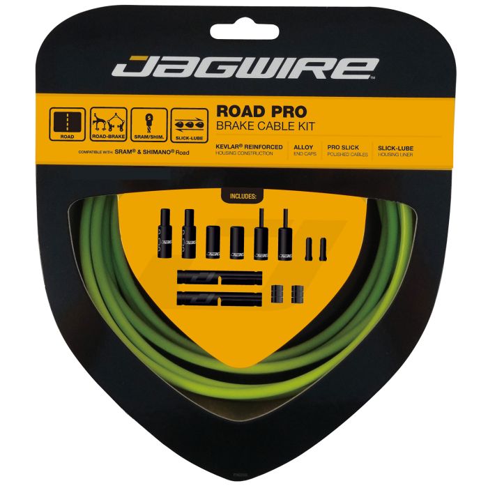Kit de freins Jagwire road pro - vert organique
