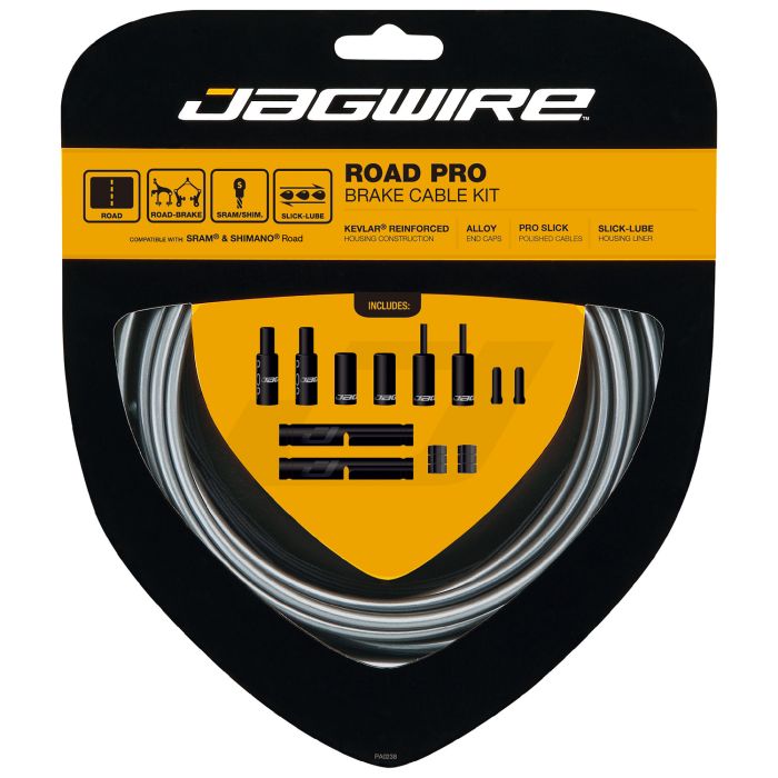 Kit de frein Jagwire road pro - gris glace