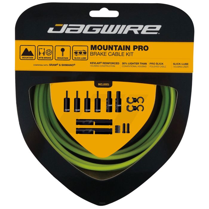 Kit de frein Jagwire mountain pro - vert organique
