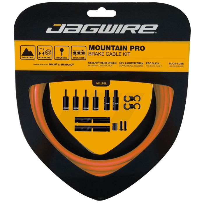 Kit de frein Jagwire mountain pro - orange
