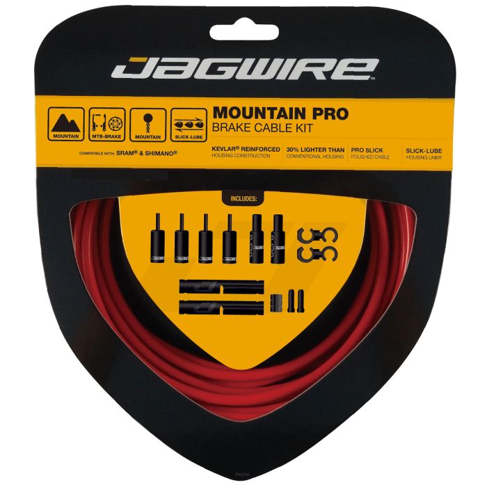 Kit de frein Jagwire mountain pro - rouge