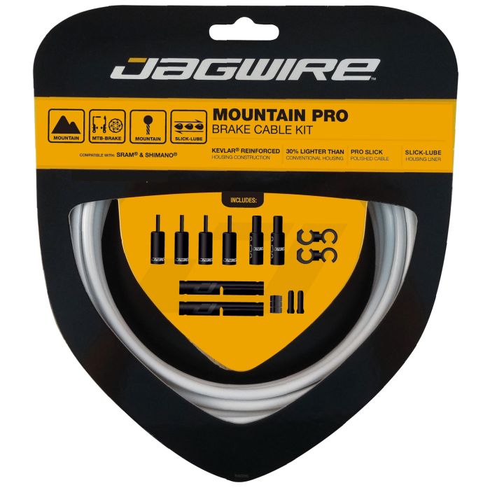 Kit de frein Jagwire mountain pro - blanc