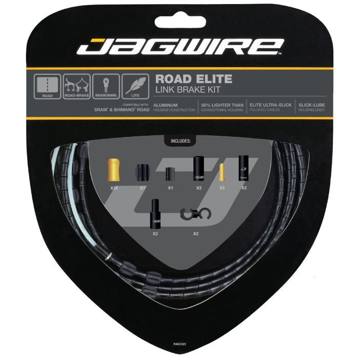 Kit de frein Jagwire Road Elite Link - noir