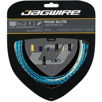 Kit de frein Jagwire Road Elite Link - bleu