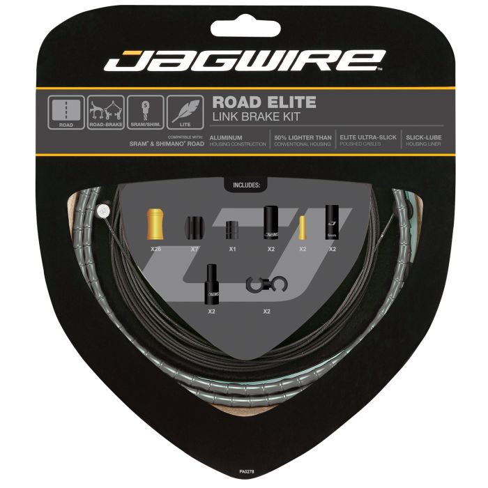Kit de frein Jagwire Road Elite Link - gris