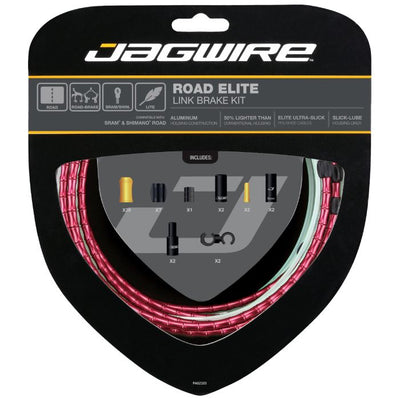 Kit de frein Jagwire Road Elite Link - rouge