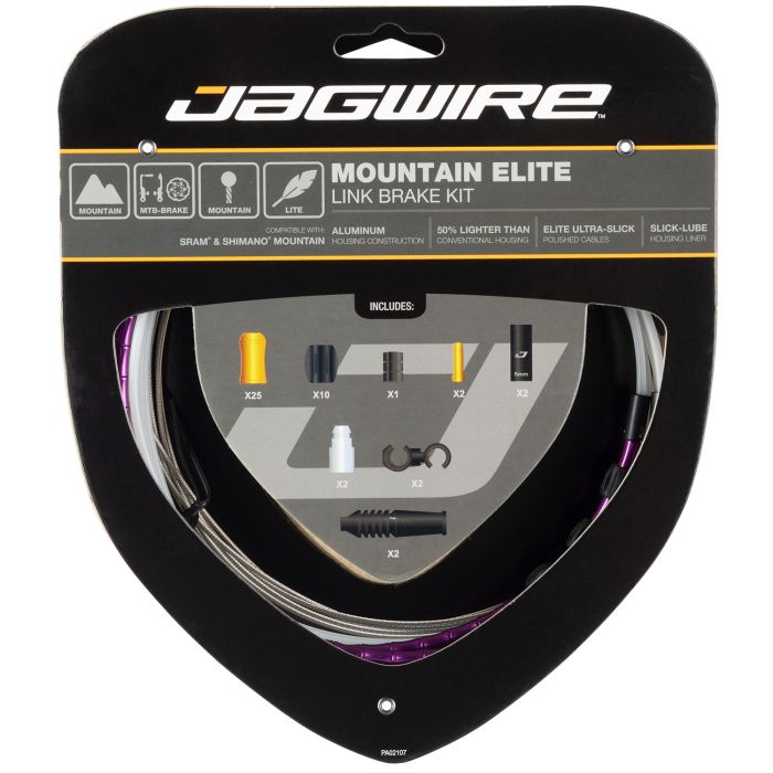 Kit de frein Jagwire Mountain Elite Link - violet limité